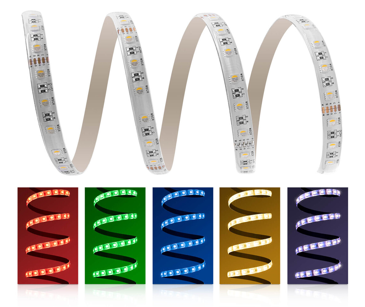 Premium heller RGBW 4-in-1 LED-Streifen von LED Universum mit beeindruckender Intensität und flexibler Anwendbarkeit