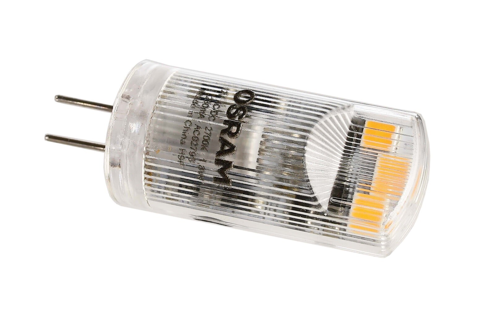 Hochwertiges, langlebiges OSRAM Leuchtmittel mit G4 Sockel und angenehmer 2700K Farbtemperatur