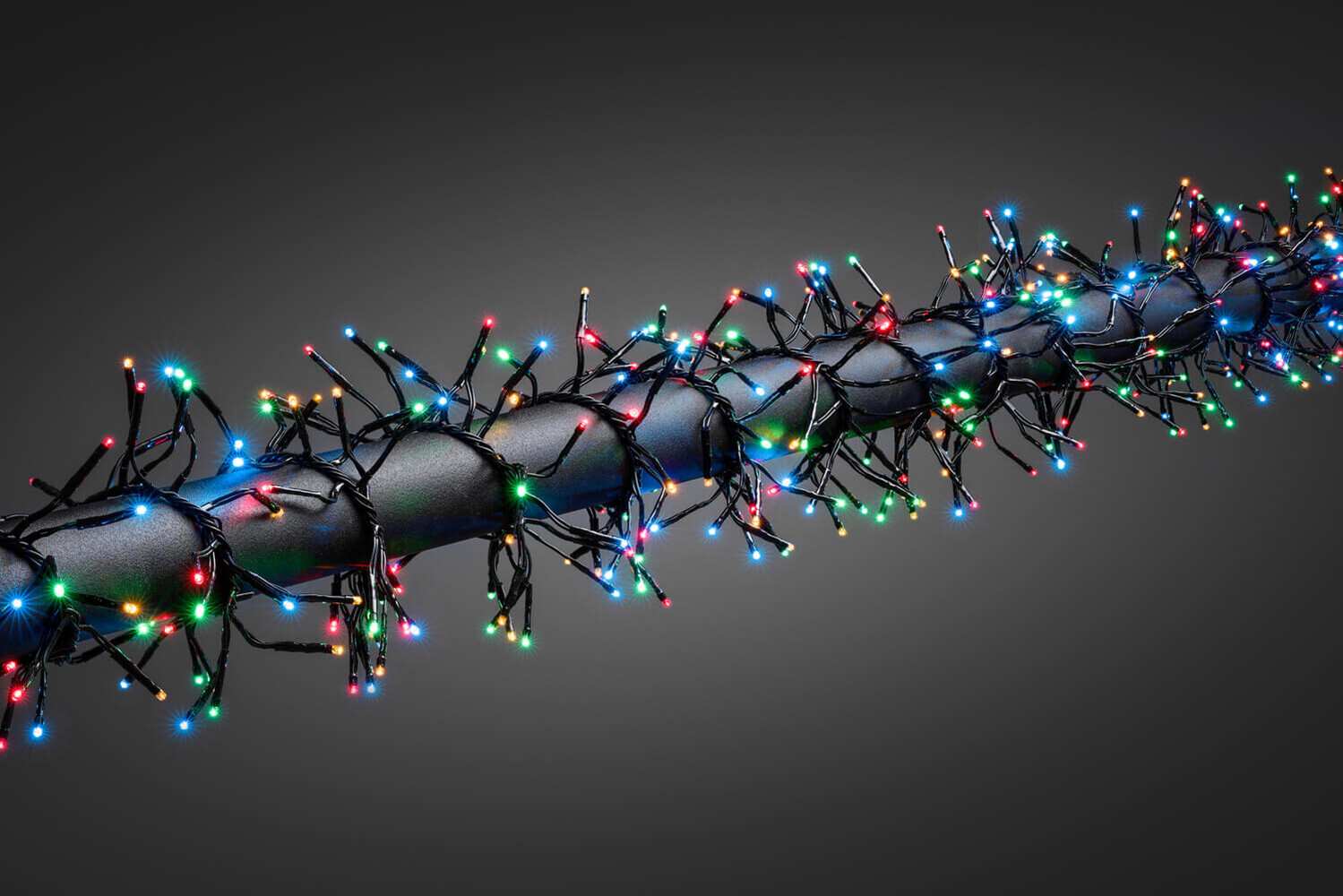 Farbenfrohe Micro LED Büschellichterkette Cluster von Konstsmide mit einzigartiger Memoryfunktion