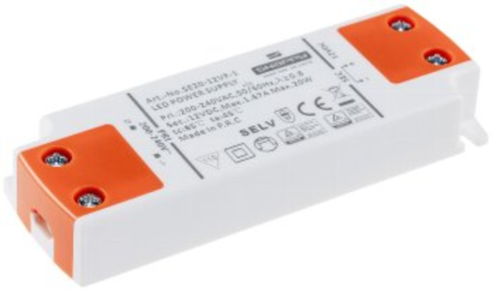 Ein hochleistungsfähiges und zuverlässiges ChiliTec LED Netzteil mit einzigartiger Slimline Technologie und der Fähigkeit eine konstante Spannung von 12V zu liefern