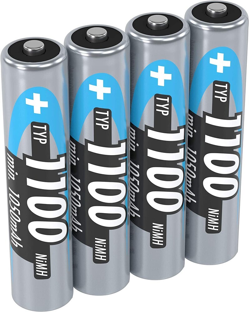 Hochwertige AAA Batterien von Ansmann in einer Viererpackung