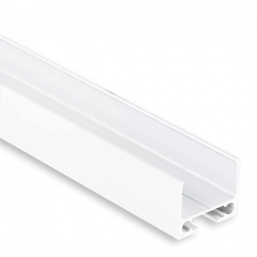 Glanzendes und effizientes LED Profil von GALAXY profiles in weißem RAL 9010 Ton