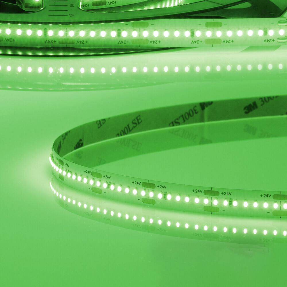Leuchtend grüner Isoled LED Streifen mit hoher Leistung und Flexibilität