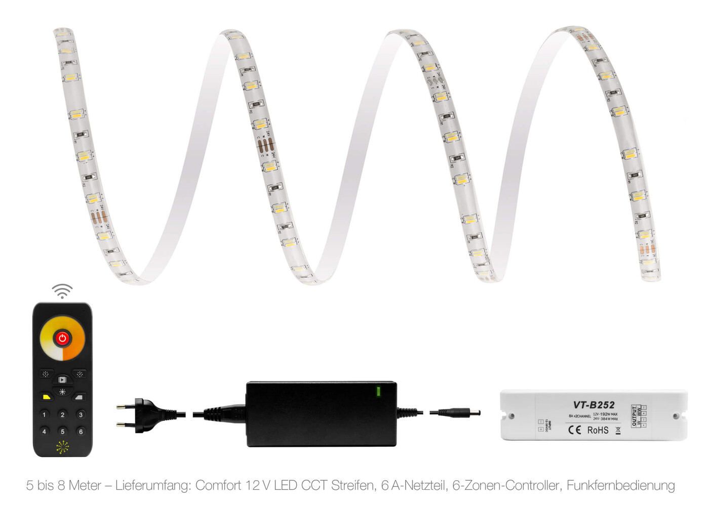 hochwertiger LED Streifen von LED Universum mit optimaler Leuchtkraft und Flexibilität