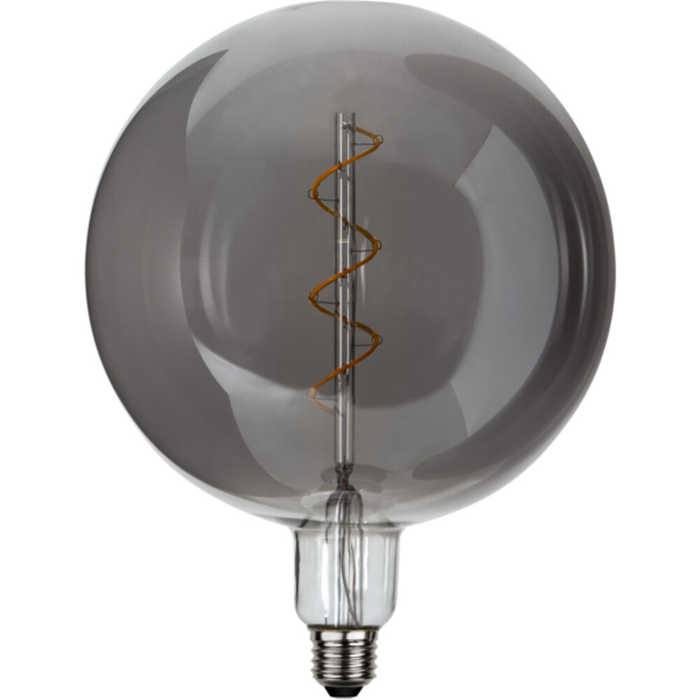Große, geräucherte Vintage-Industrie-LED-Lampe von Star Trading mit 55LM und 90Ra