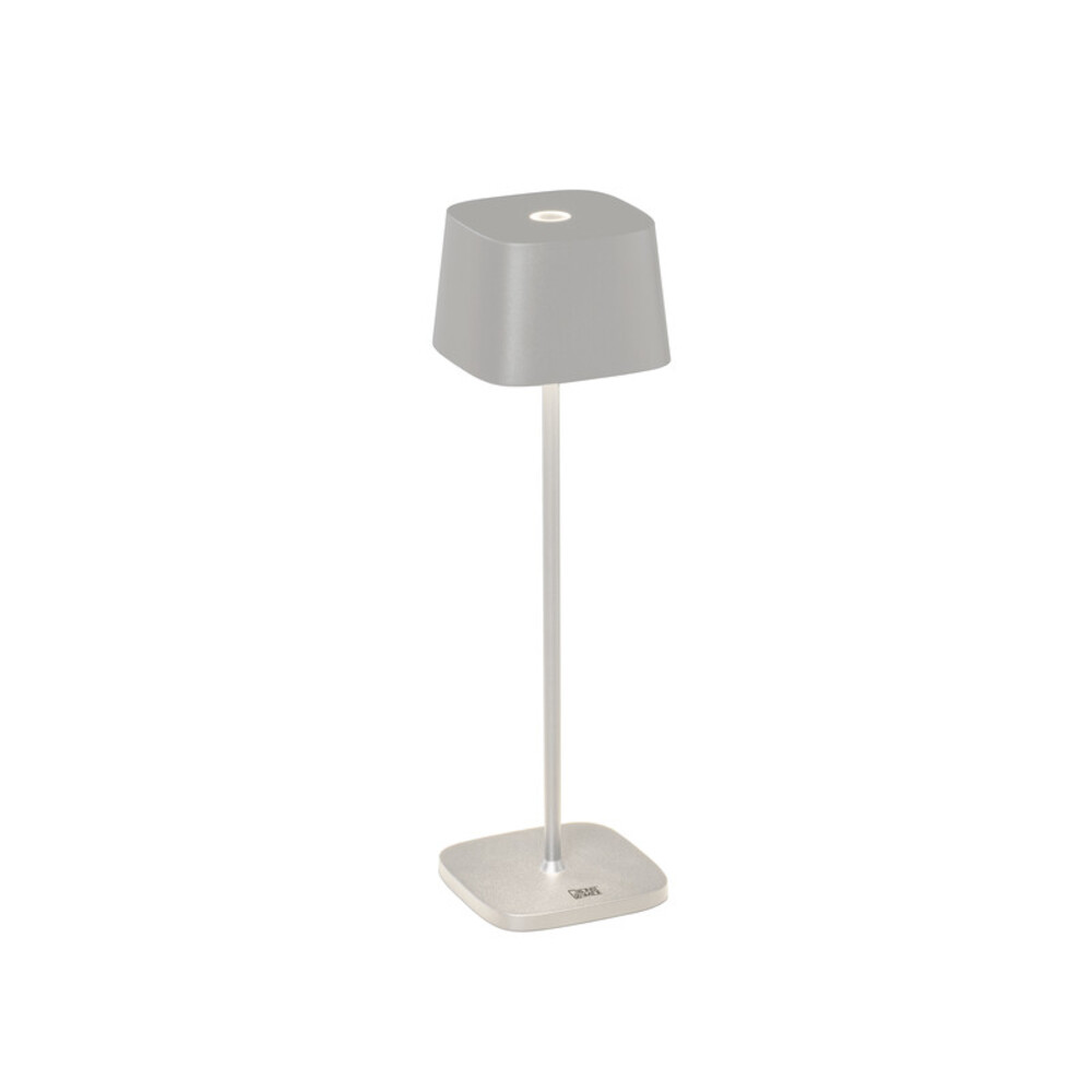 Stilvolle, dimmbare, weiße Tischleuchte von Konstsmide in Form einer Capri LED