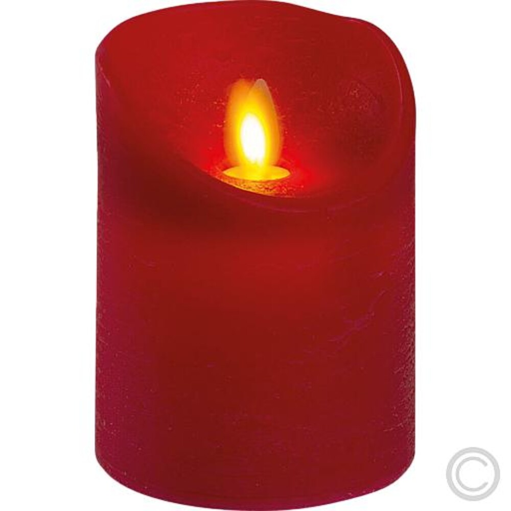 Schöne rote LED Kerze von der Marke Lotti
