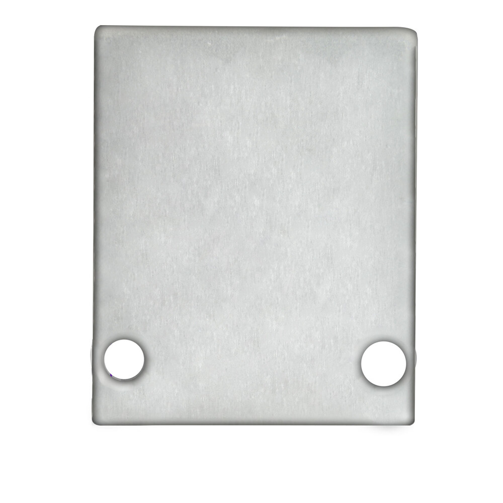 Elegante Endkappen von Isoled aus hochwertigem Aluminium, ideal für Profil HIDE SINGLE