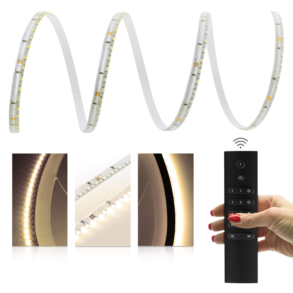 Premium LED Streifen in warmweiß, mit Smart Home Set von LED Universum