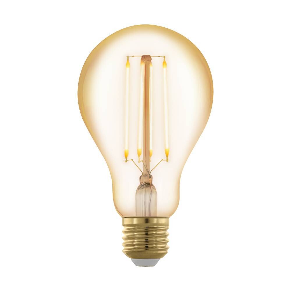 Hochwertiges, amberfarbenes LED Leuchtmittel von EGLO mit 400 Lumen und 2200K