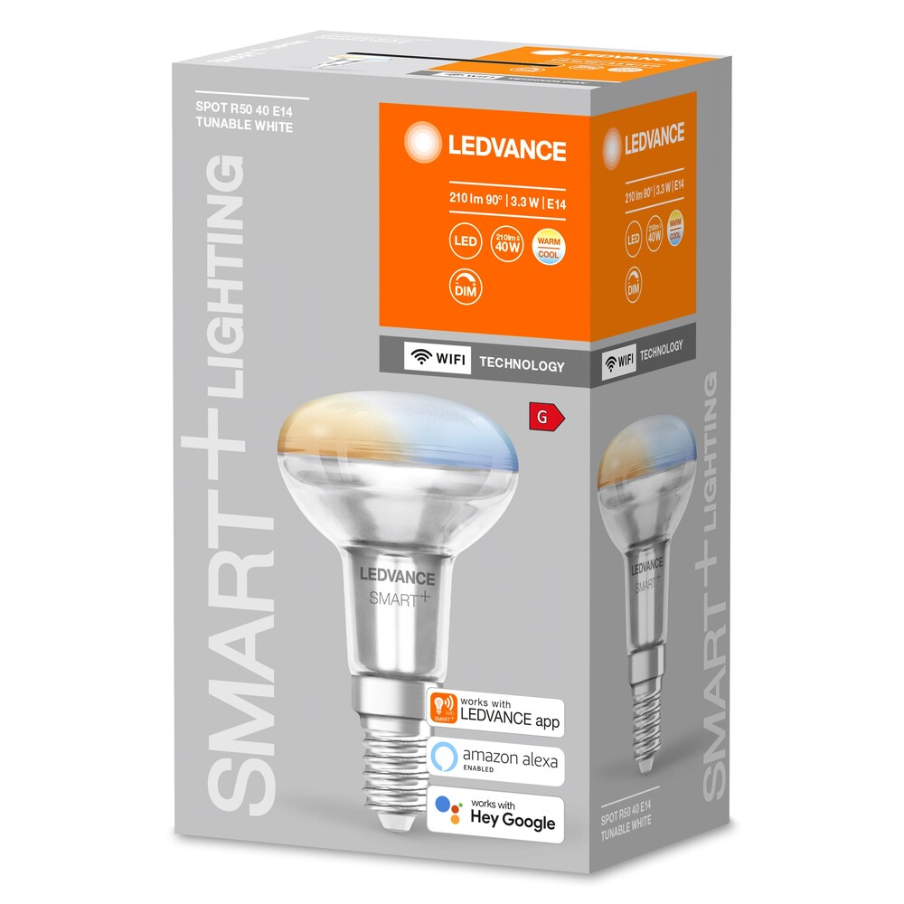 Hochwertiges, energieeffizientes Leuchtmittel von LEDVANCE mit variabler Lichttemperatur