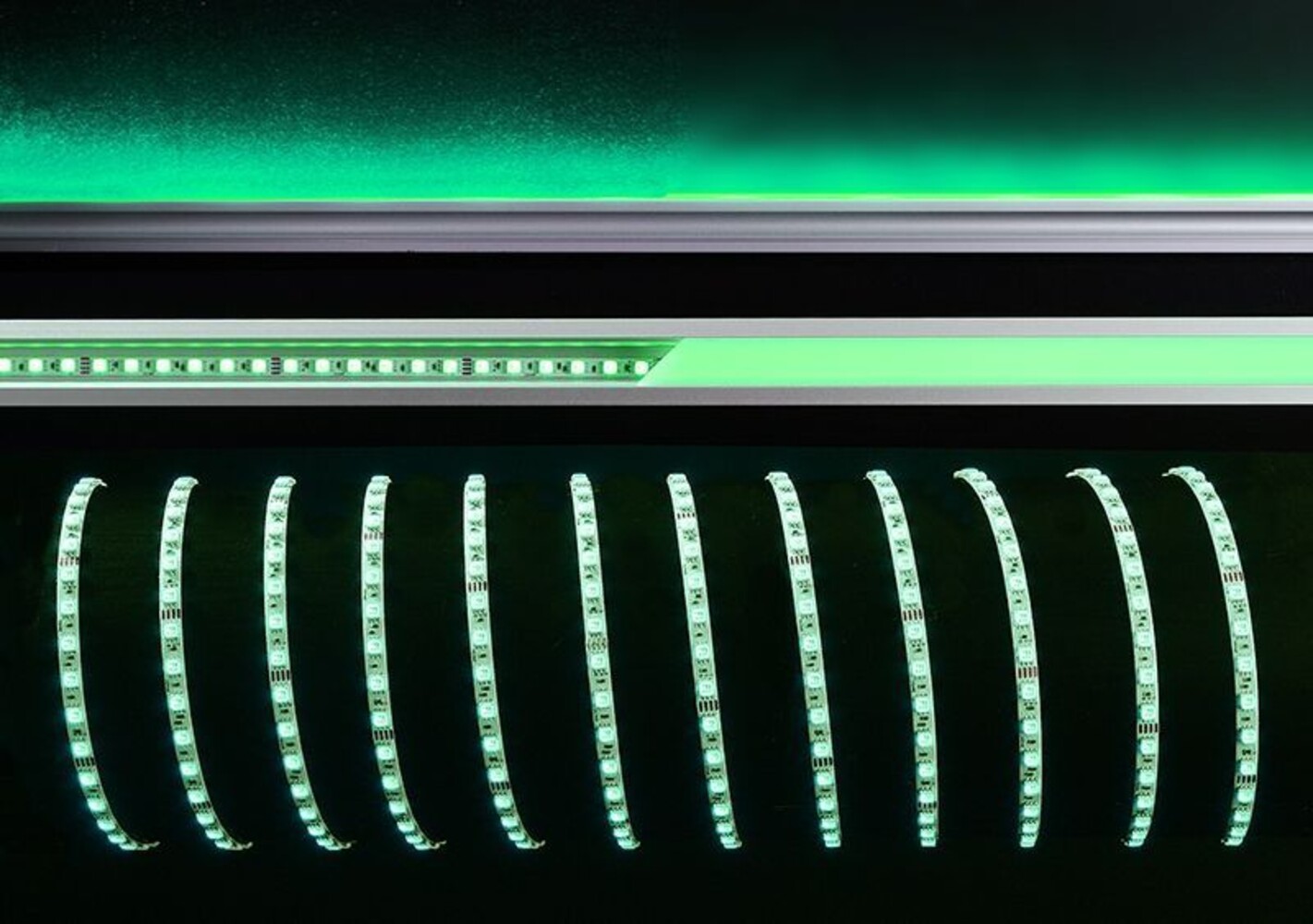 Lebendiger Flexibler RGB LED Streifen von Deko-Light