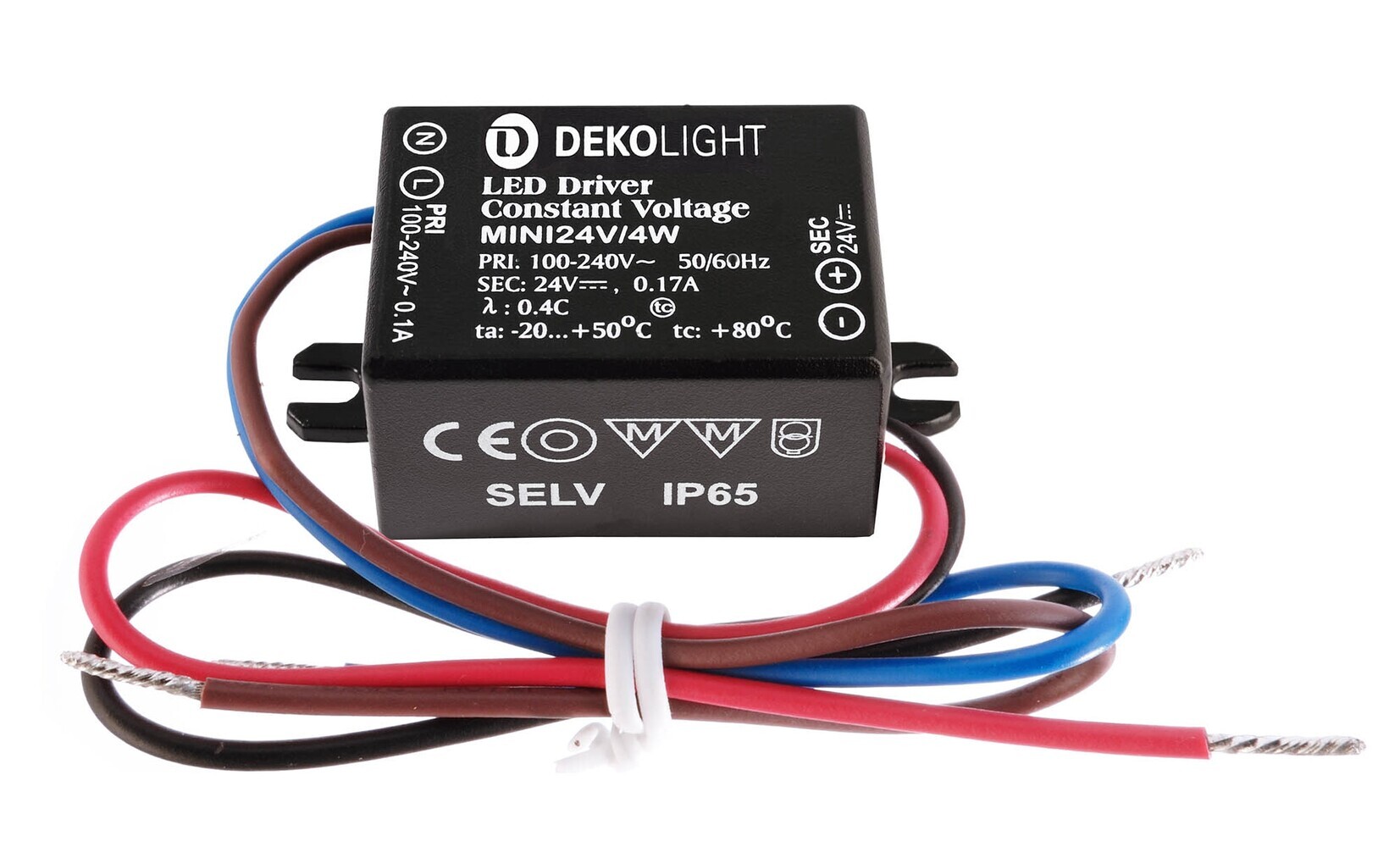 Stilvolles, spannungskonstantes LED Netzteil von der Marke Deko-Light