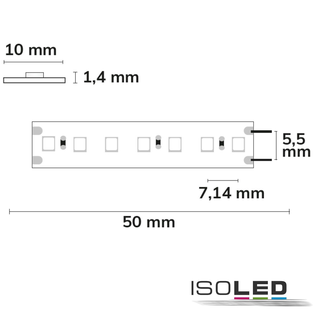 Langlebiger, vielseitig einsetzbarer LED Streifen von Isoled