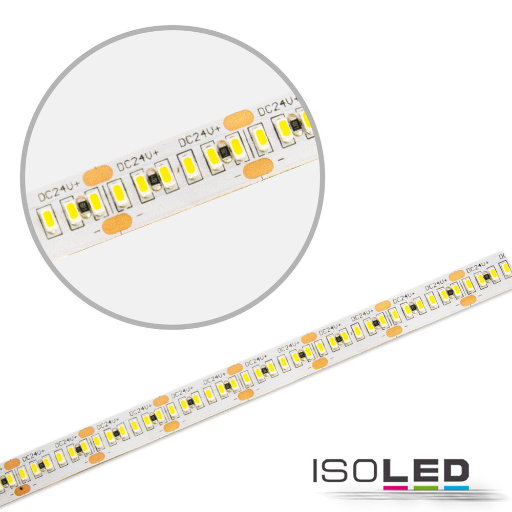 Hochwertiger LED Streifen von Isoled mit 300 LED pro Meter und 4000K Lichtfarbe