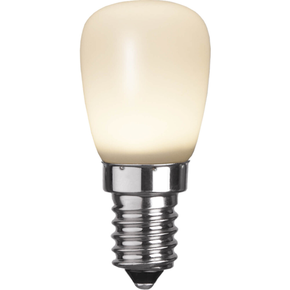 Hochwertiges LED-Leuchtmittel in weiß von Star Trading, aus robustem Polycarbonat, strahlendes Licht mit 2600K, energiesparend mit nur 0,9 W