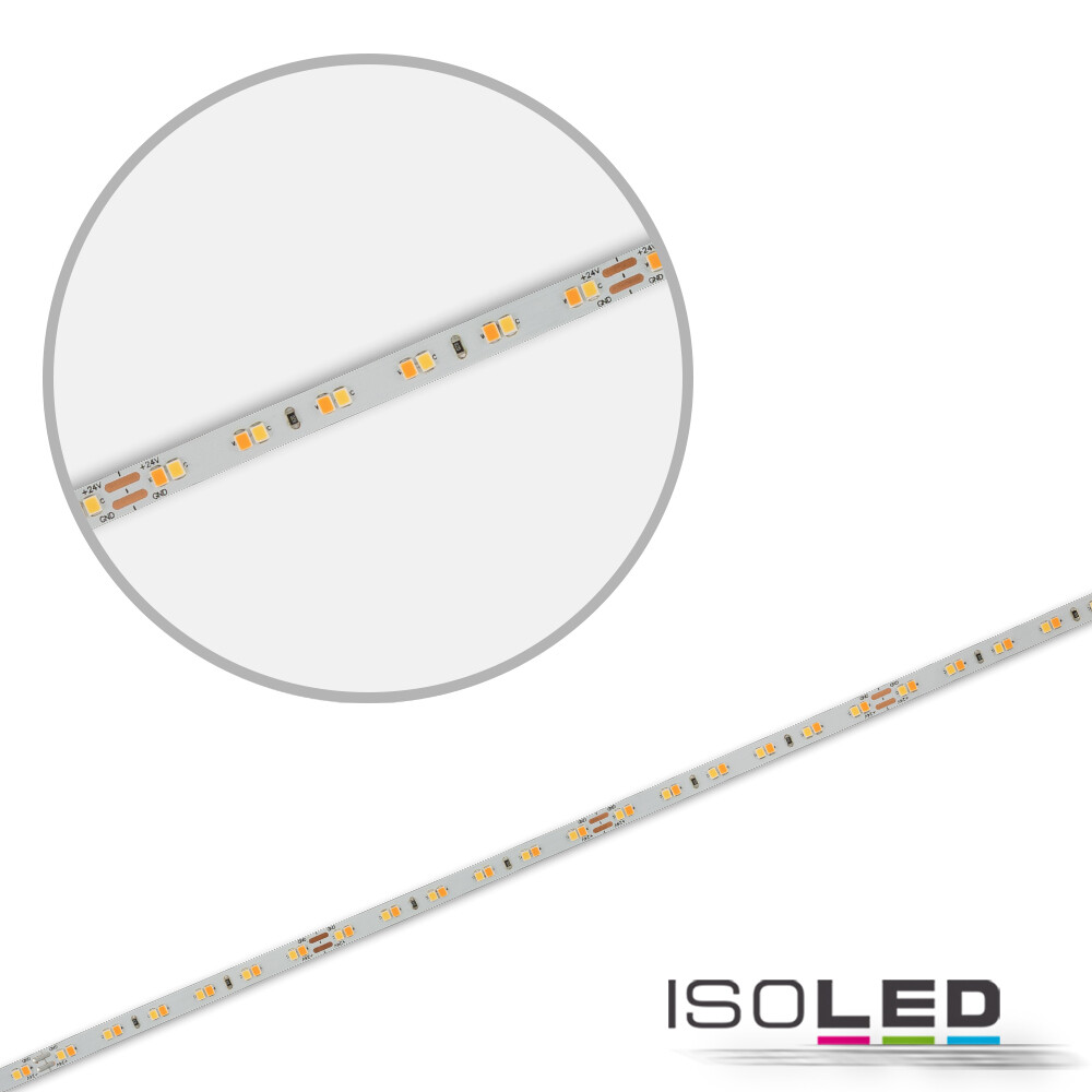 Hochqualitativer weißer LED Streifen mit 126 LEDs pro Meter von Isoled