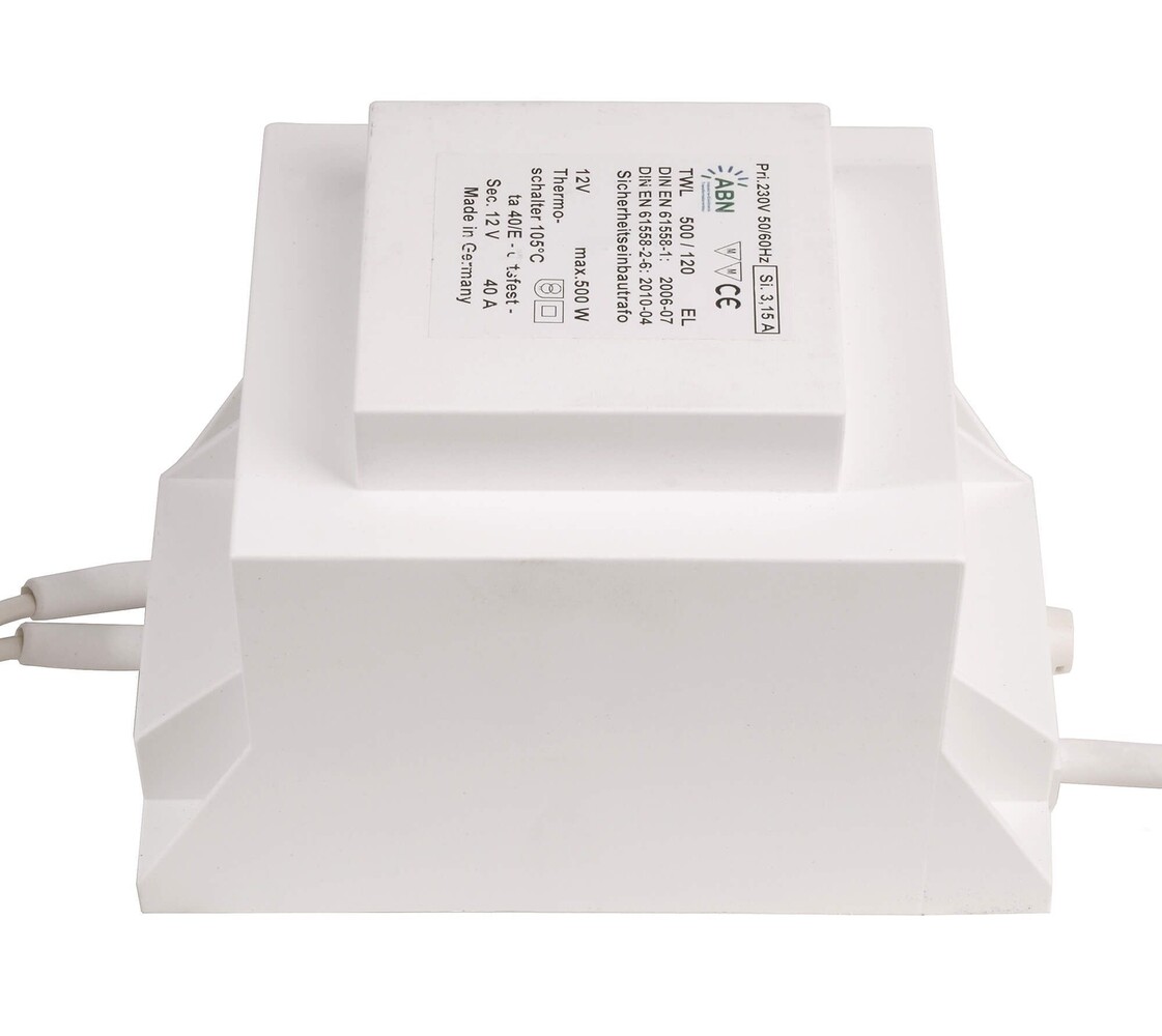 Hochwertiges LED Netzteil der Marke ABN, strom- und spannungskonstant, dimmbar, IP20 geschützt und mit 500 W Leistung