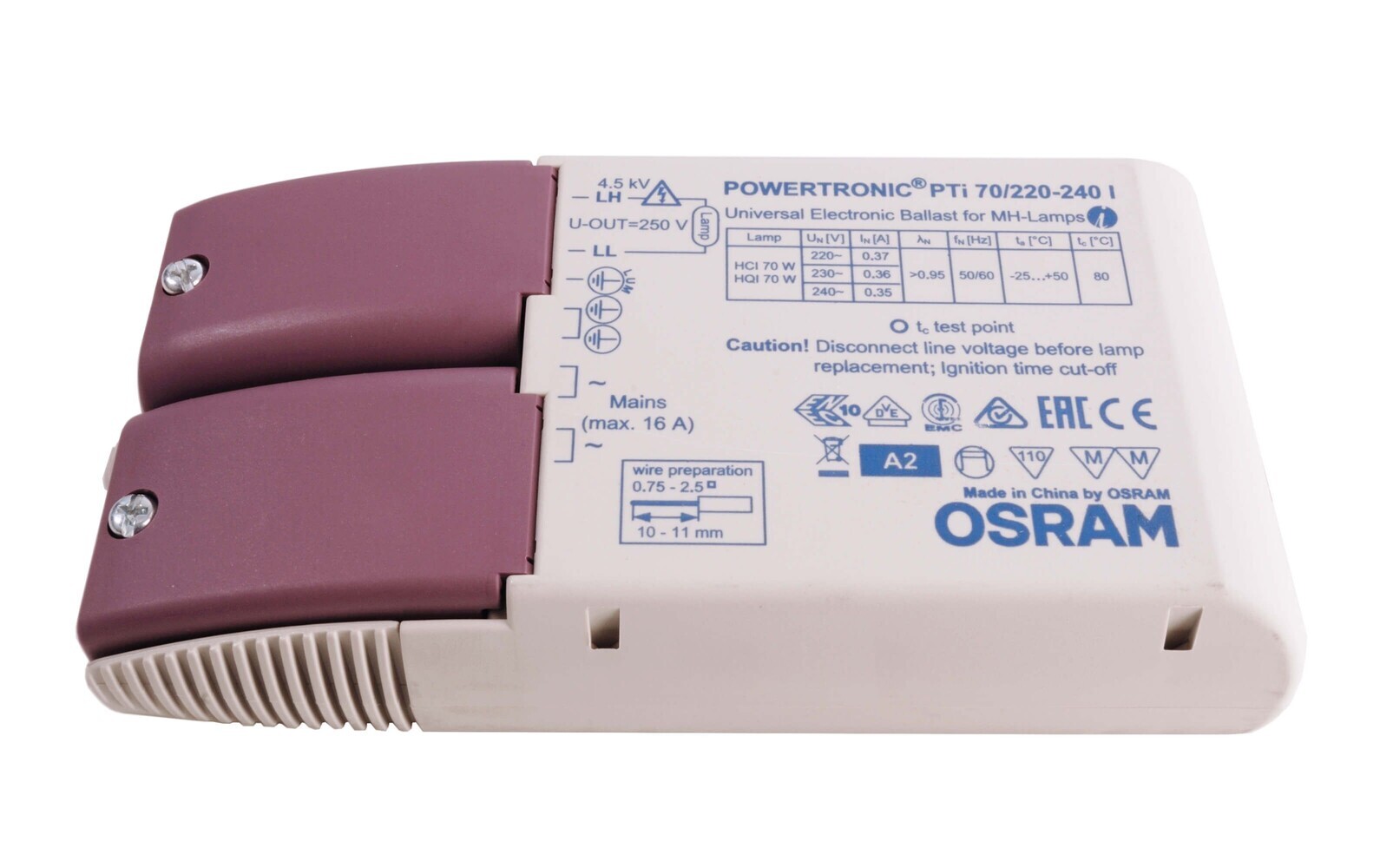 Ein hochwertiges LED Netzteil von OSRAM, das eine stabilisierte und gleichmäßige Energieversorgung gewährleistet