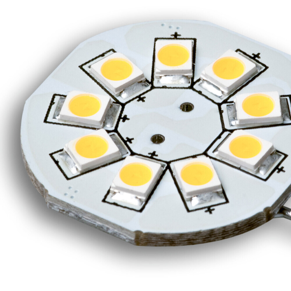 hochwertige, neutralweiße LED Lampe von Isoled mit seitlichem Pin