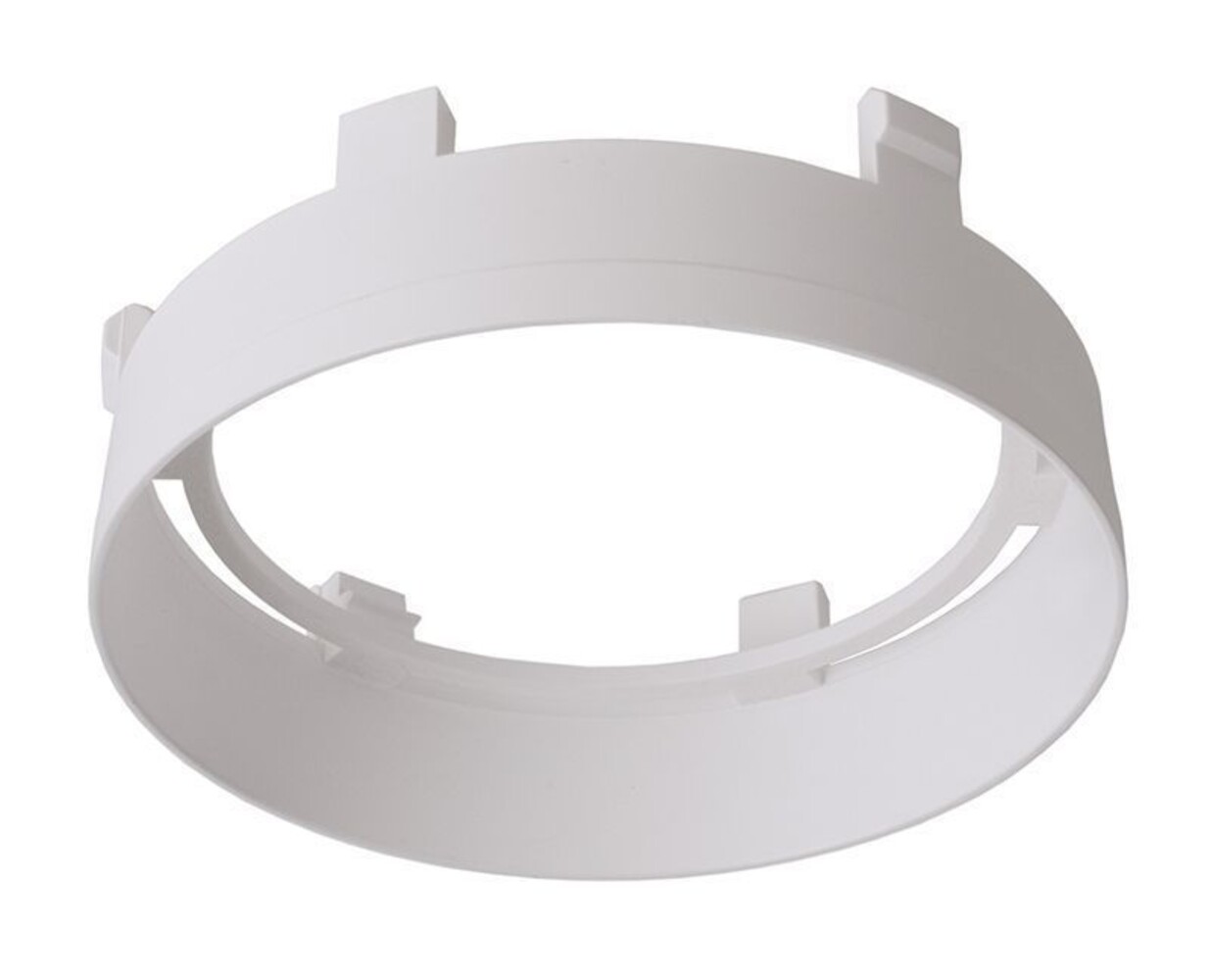 Ein stilvolles, weißes Zubehör von Deko-Light mit einem markanten Reflektor-Ring