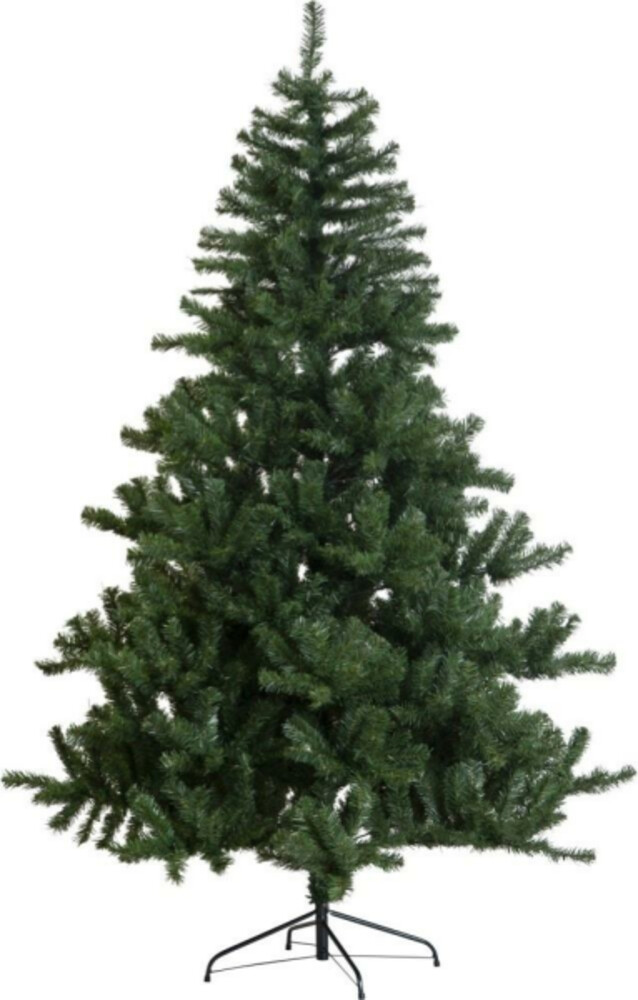 ein prächtiger Weihnachtsbaum von Star Trading mit dichtem Grün und standfestem Metallfuß