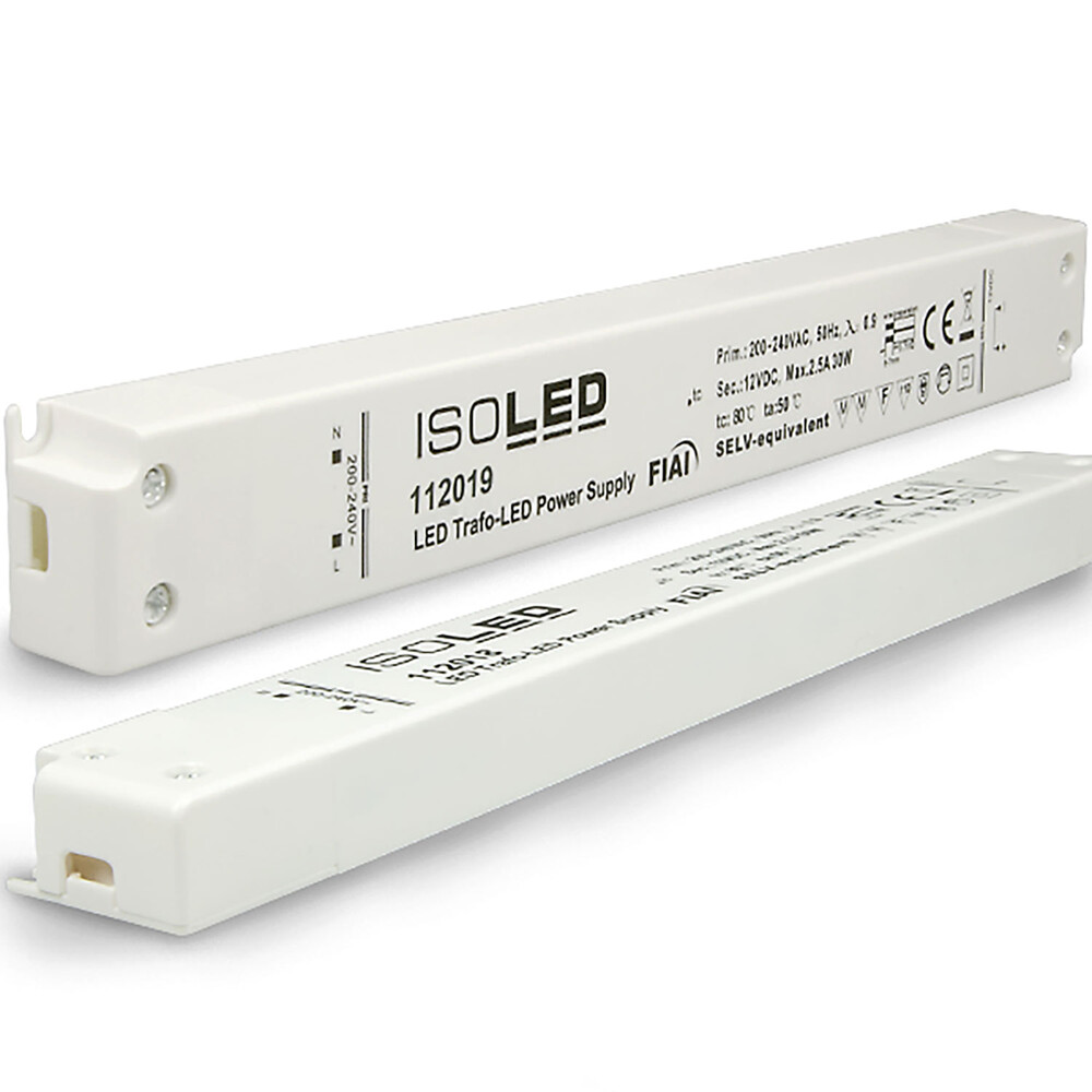 Schlankes LED Netzteil von der Marke Isoled für vielseitige Beleuchtungsmöglichkeiten