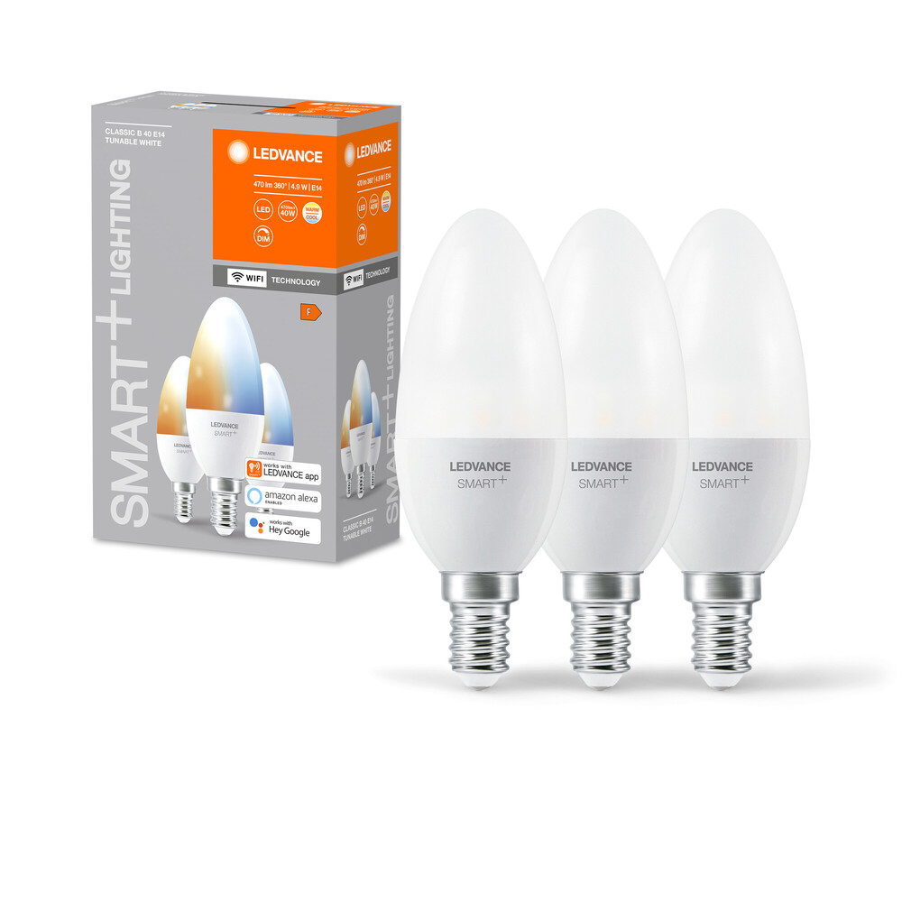 Leuchtendes und effizientes LEDVANCE Leuchtmittel mit verstellbarem Weißton von warm bis kalt