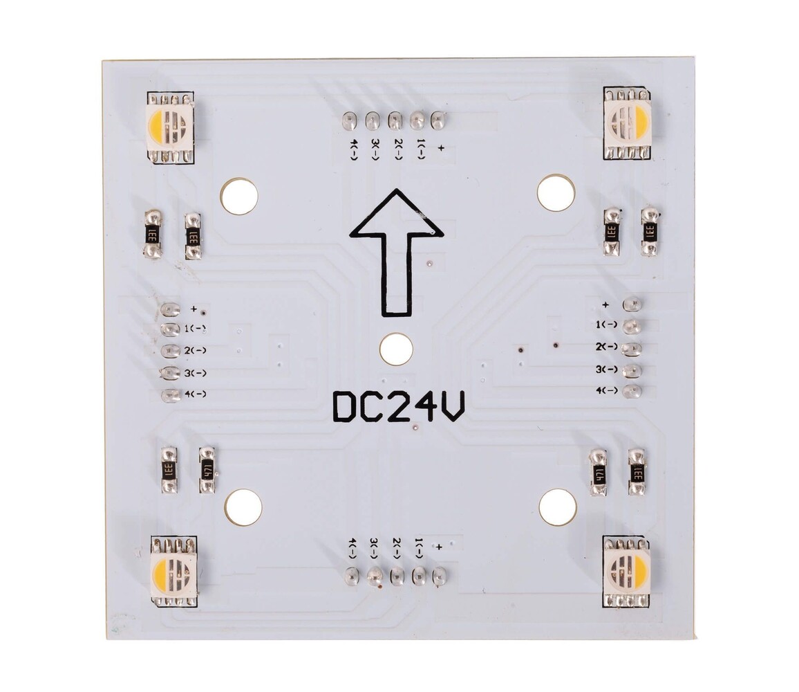 Eindrucksvolles, warmweißes LED Panel von Deko-Light im modularen System