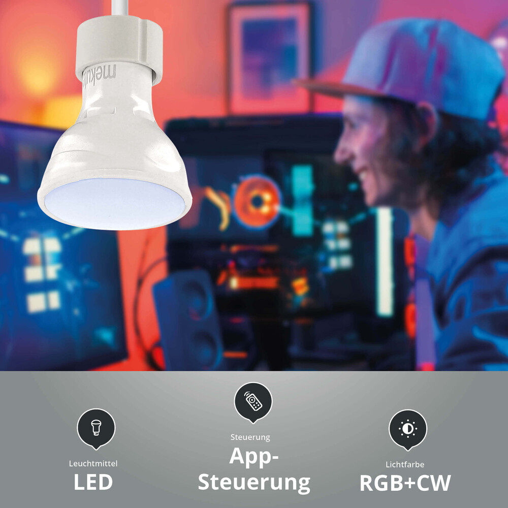 Brillantes Leuchtmittel von LED Universum mit smarter App-Steuerung