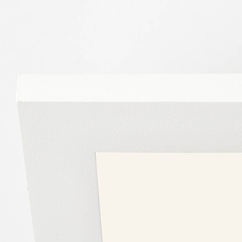 Elegantes weißes LED-Panel Buffi der Marke Brilliant für Deckenaufbau