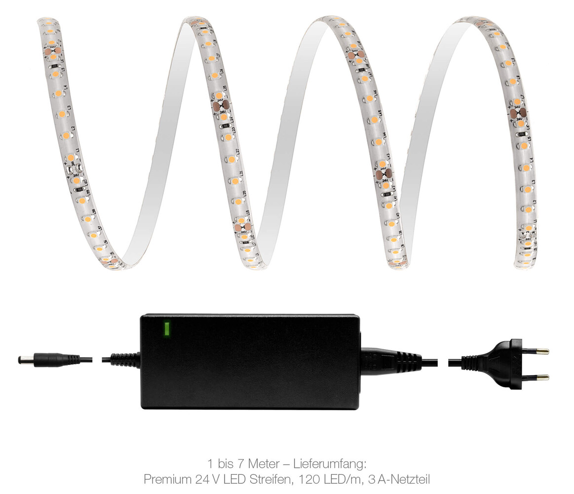 LED Universum Premium 24V LED Streifen IP65 warmweiß