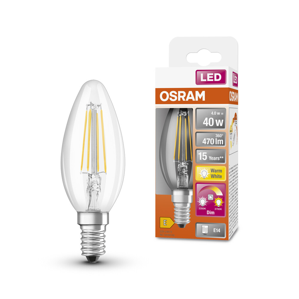 Hochwertiges LED-Leuchtmittel von OSRAM mit ausdrucksstarker Leuchtkraft