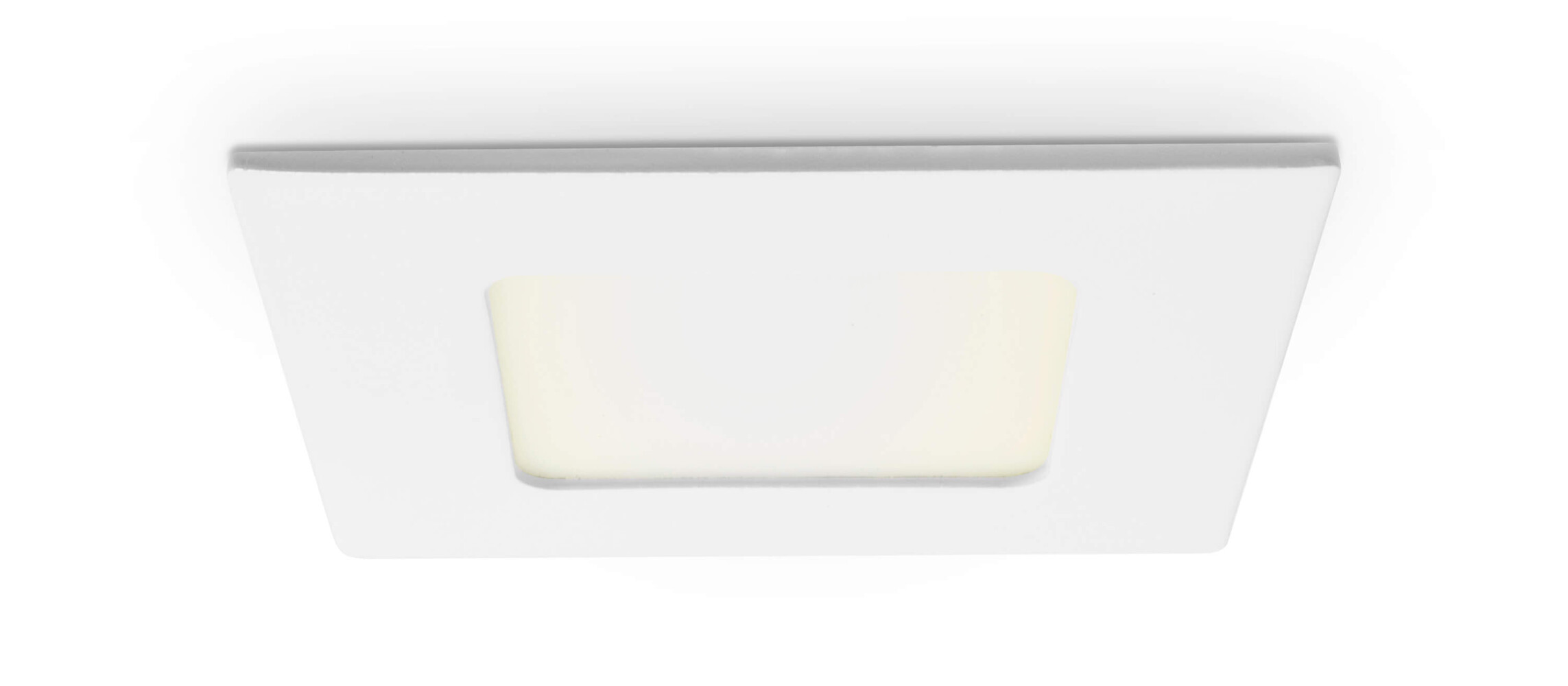 Hochwertiges LED Panel von LED Universum, quadratisch, neutralweiß, Unterputz, weiß