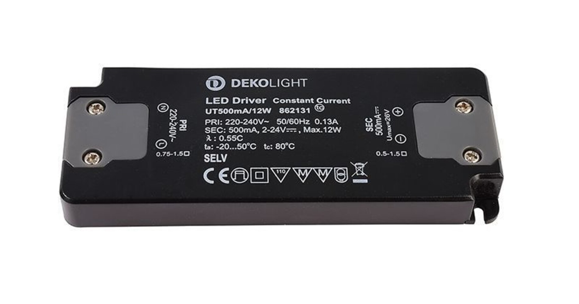 Hochwertiges, stromkonstantes LED Netzteil der Marke Deko-Light