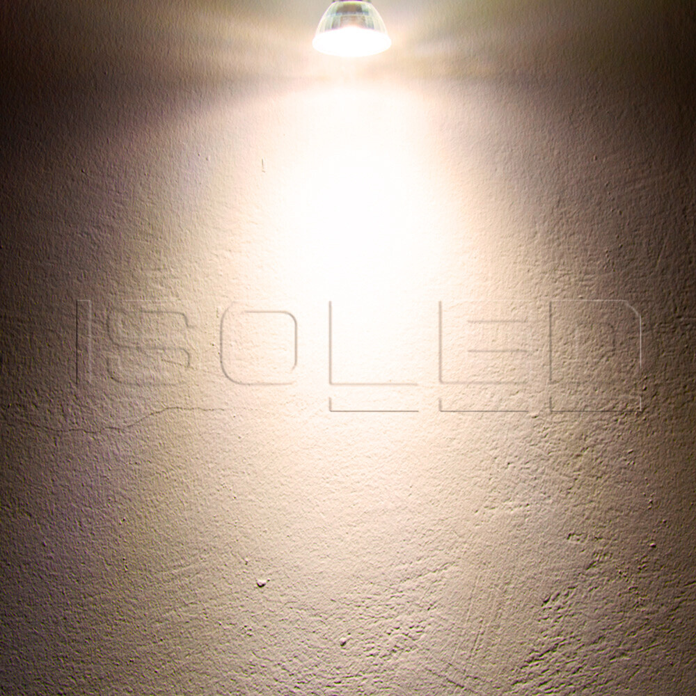 Brilliant warm white GU10 LED Spotlight from Isoled