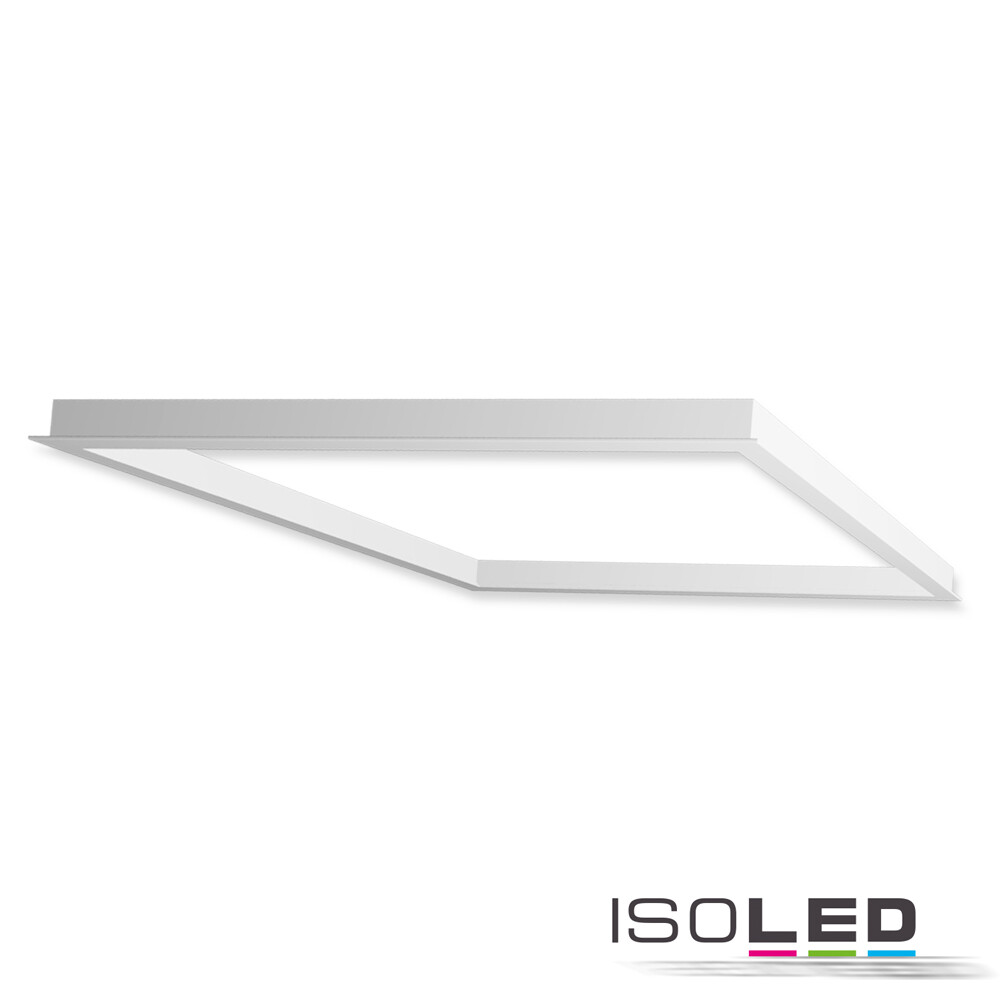 Weiße Isoled Ein- und Aufbaurahmen in RAL 9016 Farbe für LED Panel