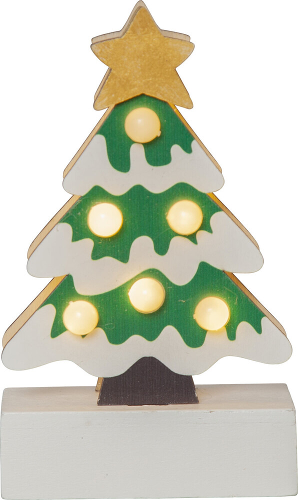 Farbenfrohe Dekoleuchte im Form eines Weihnachtsbaums von Star Trading