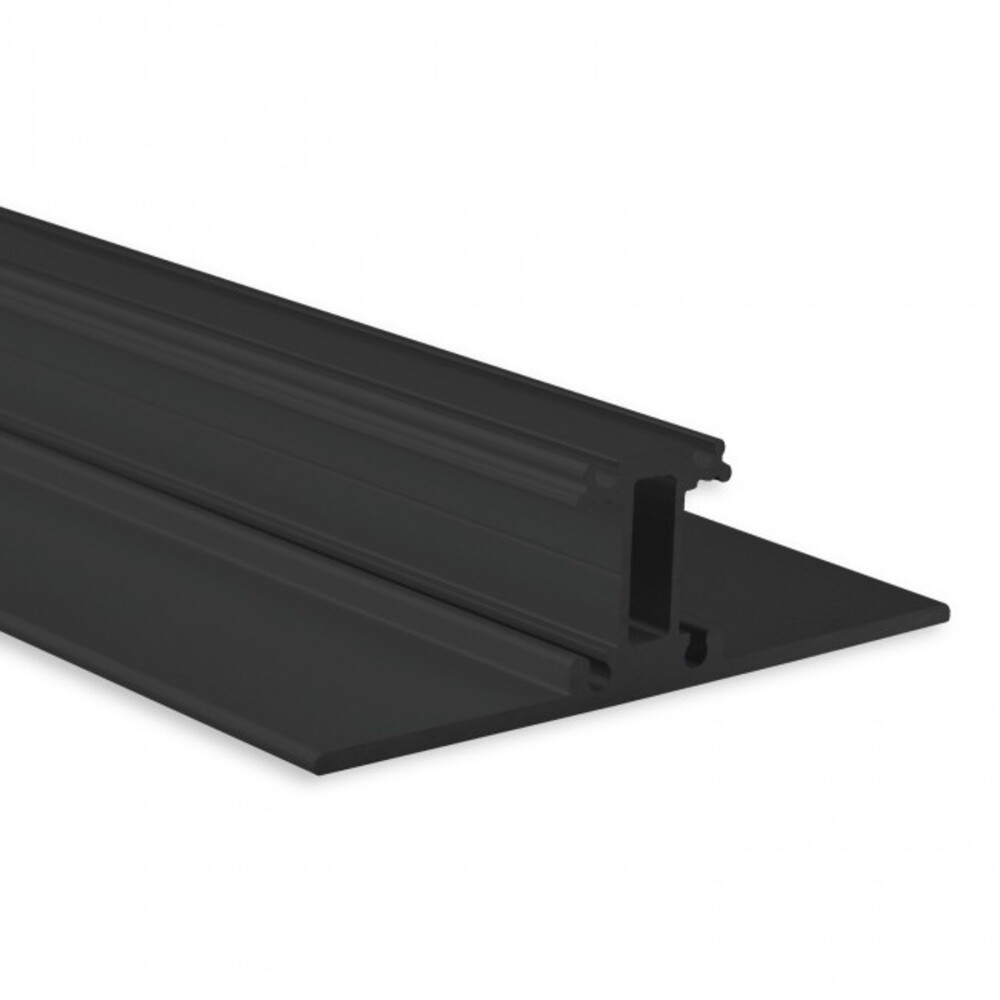 Hochwertiges LED Profil von GALAXY profiles in schwarz, geeignet für LED Stripes bis 12 mm