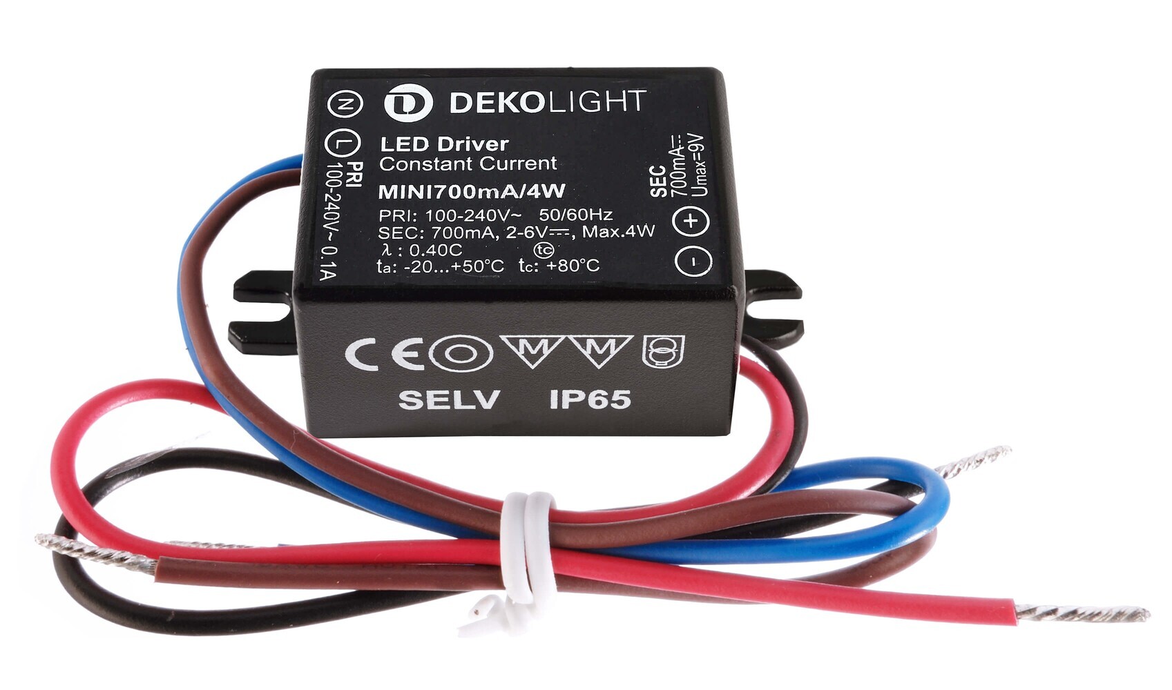 Hochwertiges LED Netzteil von der Marke Deko-Light in einem minimalistischen Design