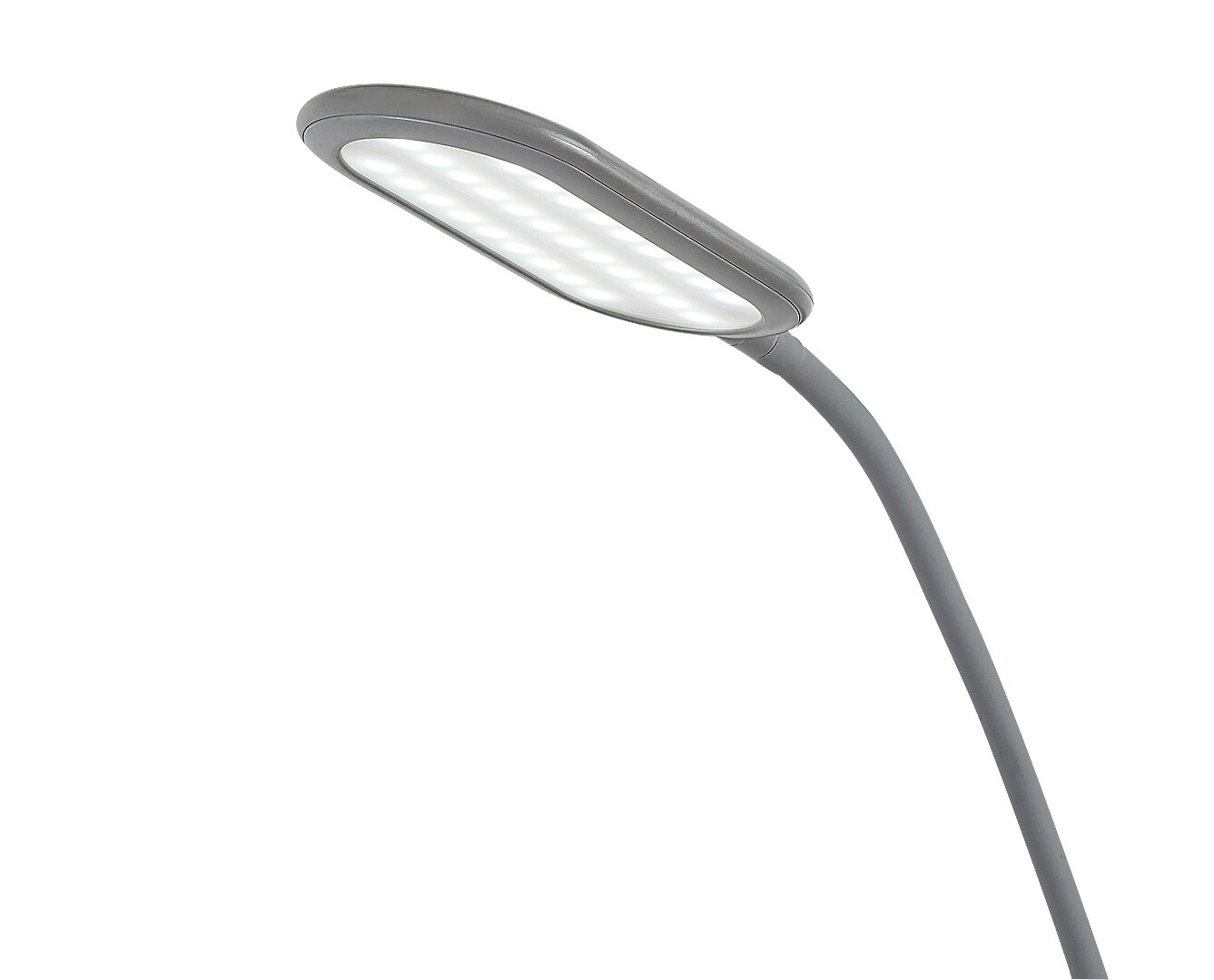 LED Stehlampe Adelmo 74010, 10W, 910lm, Metall, grau-weiß, Modern, dimmbar, 140cm