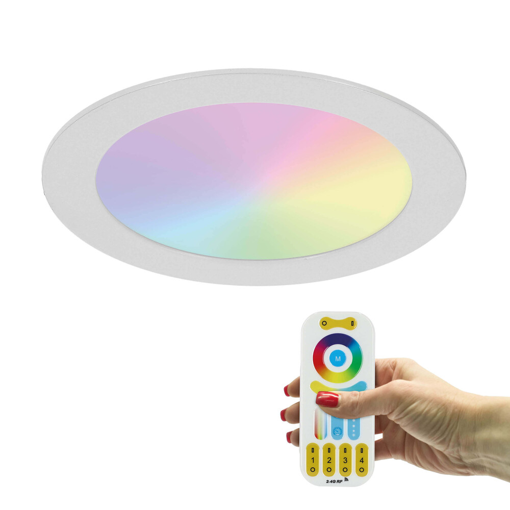 Modern gestalteter LED Deckenstrahler von LED Universum mit einstellbarer Farbtemperatur