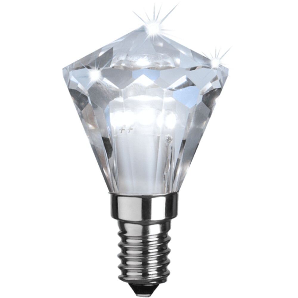 Diamantschliff-LED-Leuchtmittel von Star Trading in kühlem Weiß