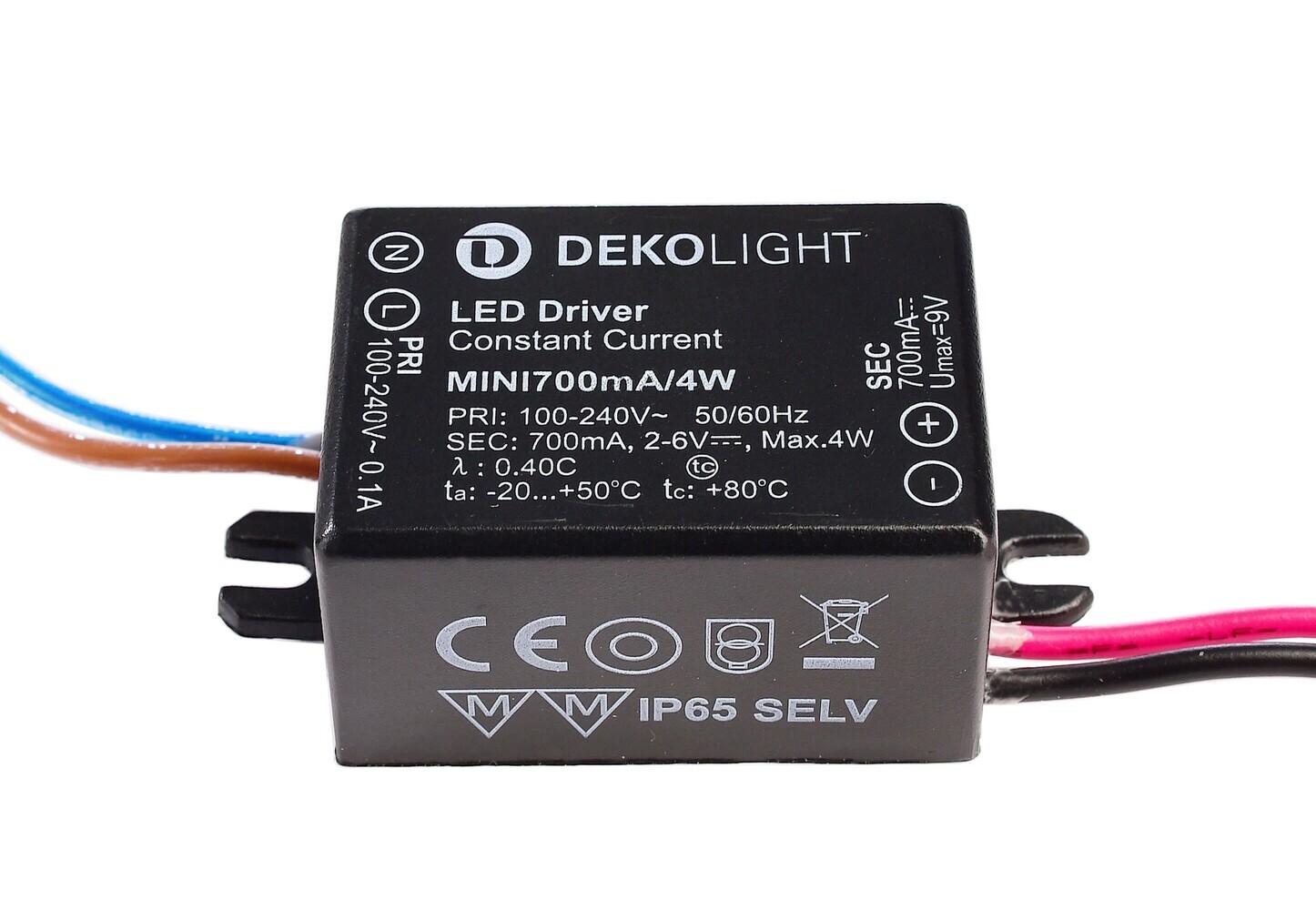 Hochwertiges, kompaktes LED Netzteil von Deko-Light mit konstanter Spannung