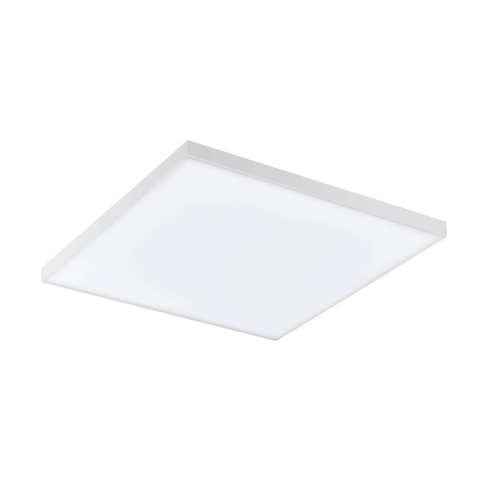 Bild einer elegante, weiße Deckenleuchte von EGLO aus robustem Kunststoff mit inkludiertem Leuchtmittel