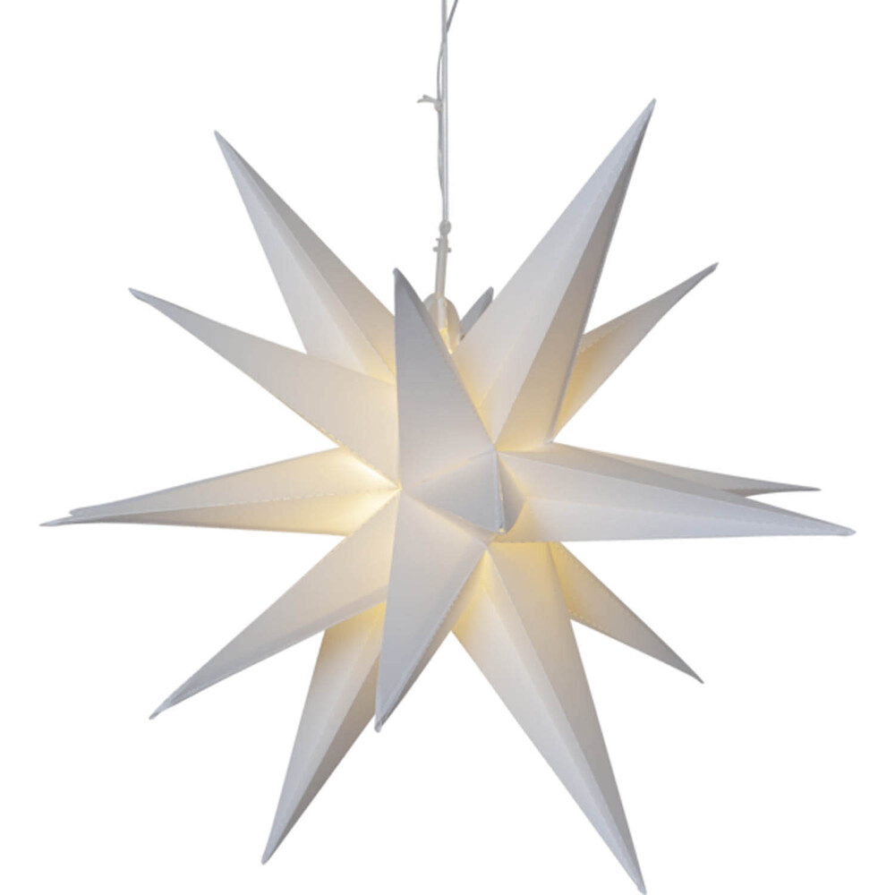 Heller, outdoor LED Stern in strahlendem Weiß von Star Trading