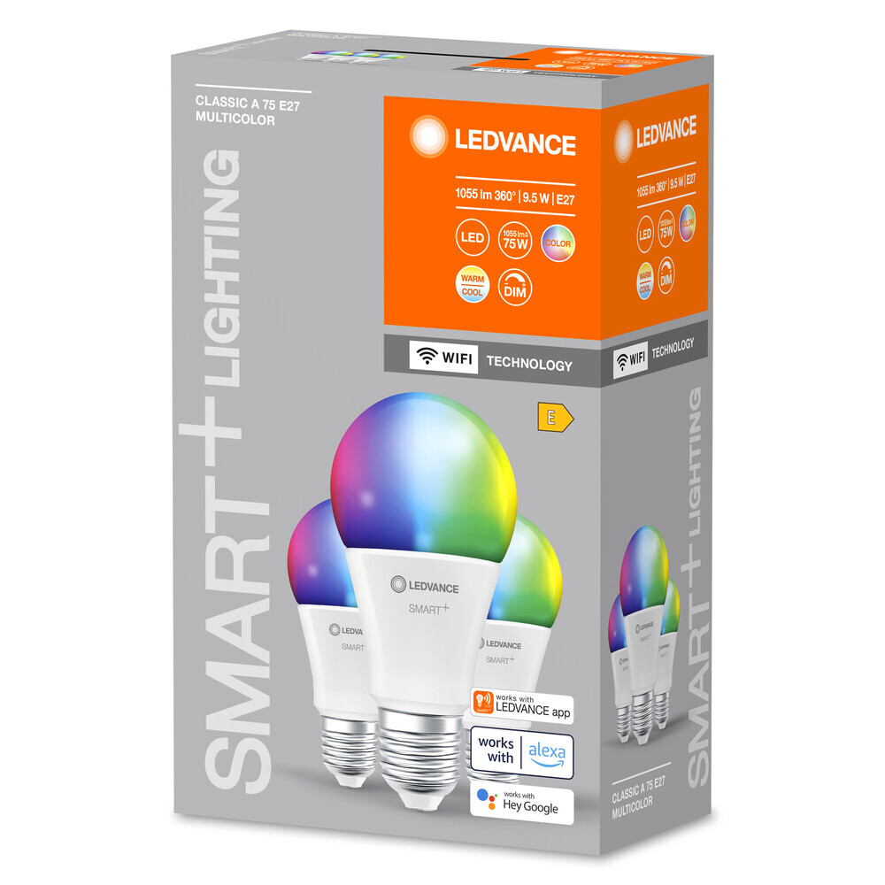 energiesparendes, farbiges LEDVANCE Leuchtmittel mit einstellbarer Farbtemperatur
