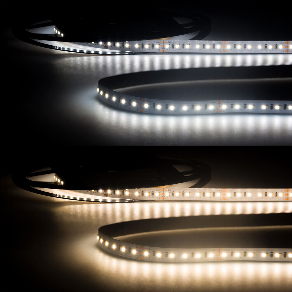 Hochwertiger LED Streifen von Isoled in weißdynamischer Farbgebung