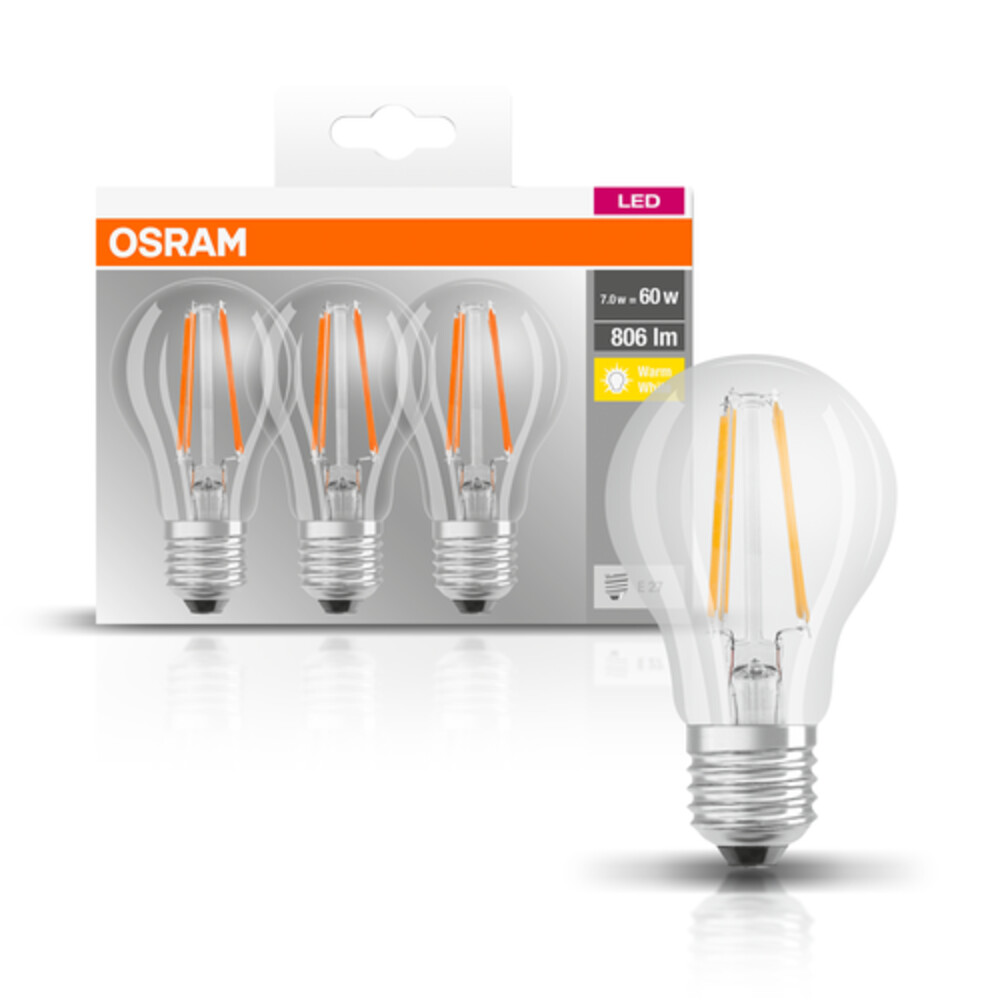 Hell leuchtendes, energiesparendes LED-Leuchtmittel von OSRAM