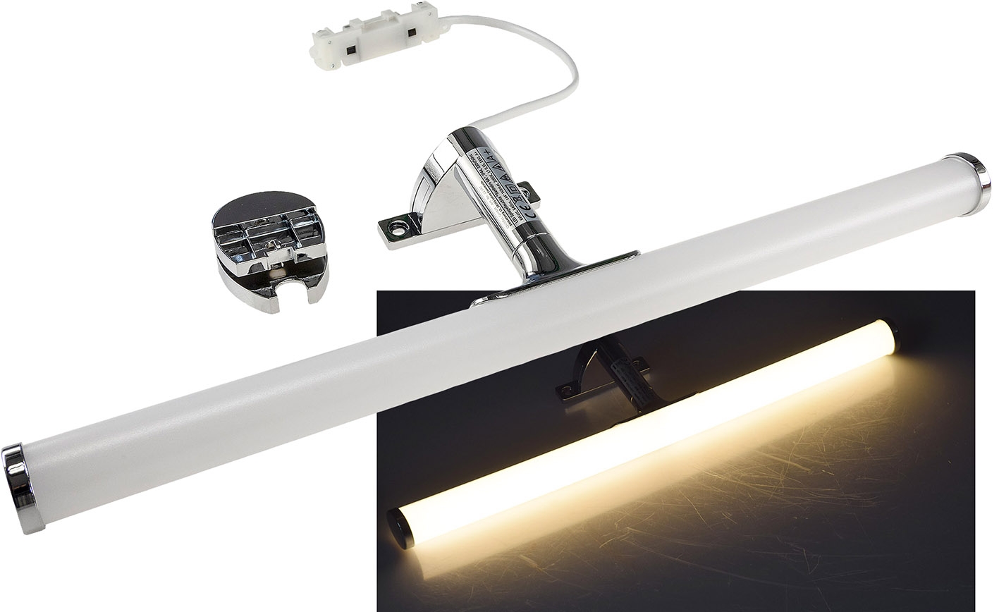 LED Spiegelleuchte "Banheiro 6A", 230V, 6W, 540lm, 40cm, 3000K warmweiß